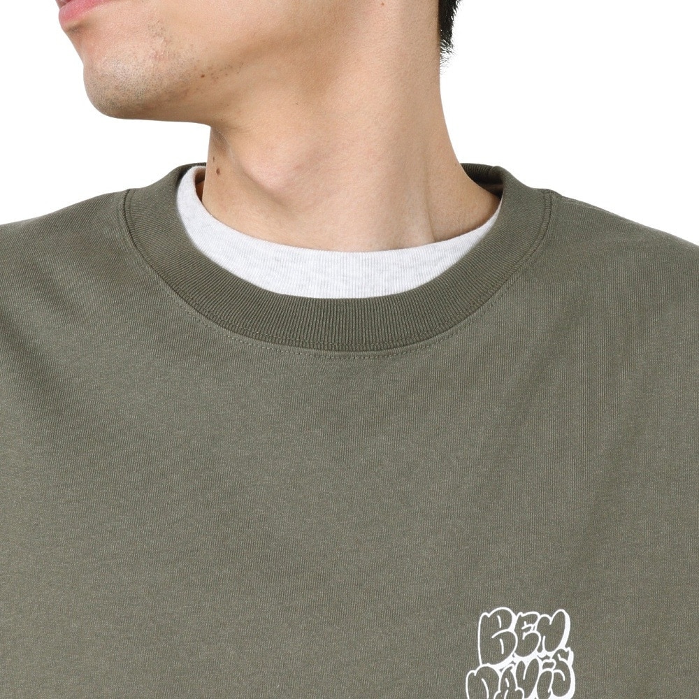 ベンデイビス（BEN DAVIS）（メンズ）長袖 半袖 レイヤードTシャツセット フォト 25380048-OLI