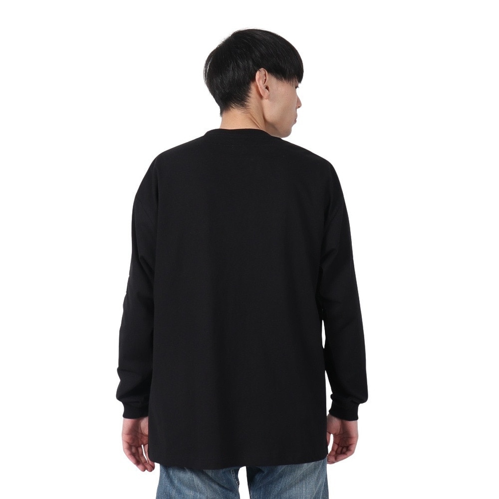 ベンデイビス（BEN DAVIS）（メンズ）長袖 半袖 レイヤードTシャツセット フォト 25380048-WHT