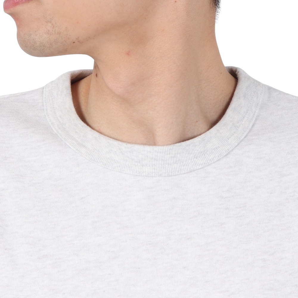 ベンデイビス（BEN DAVIS）（メンズ）ドローコード付ヘビーウェイト ワンポイントロゴ 半袖Tシャツ 25580003-LGRY