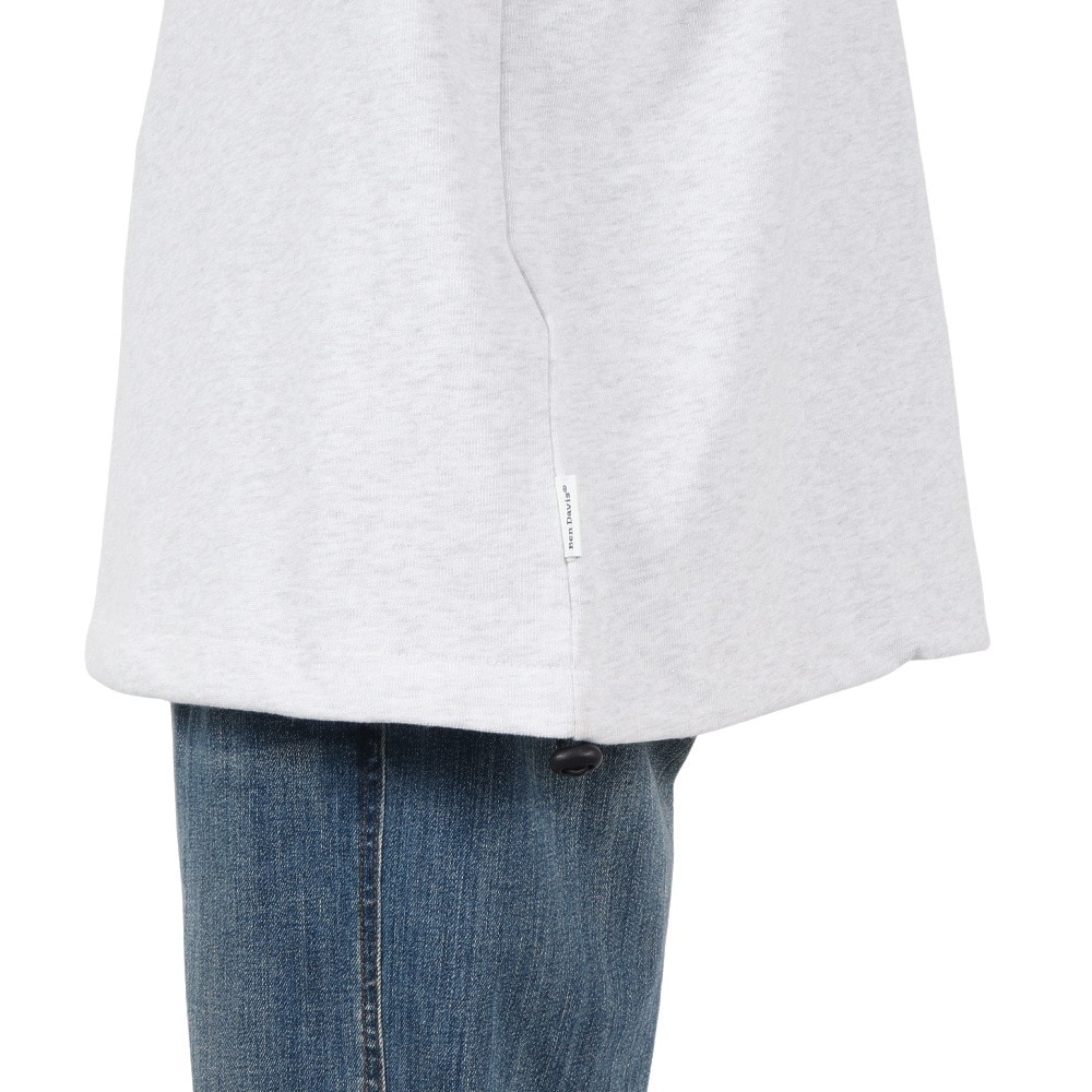 ベンデイビス（BEN DAVIS）（メンズ）ドローコード付ヘビーウェイト ワンポイントロゴ 半袖Tシャツ 25580003-LGRY