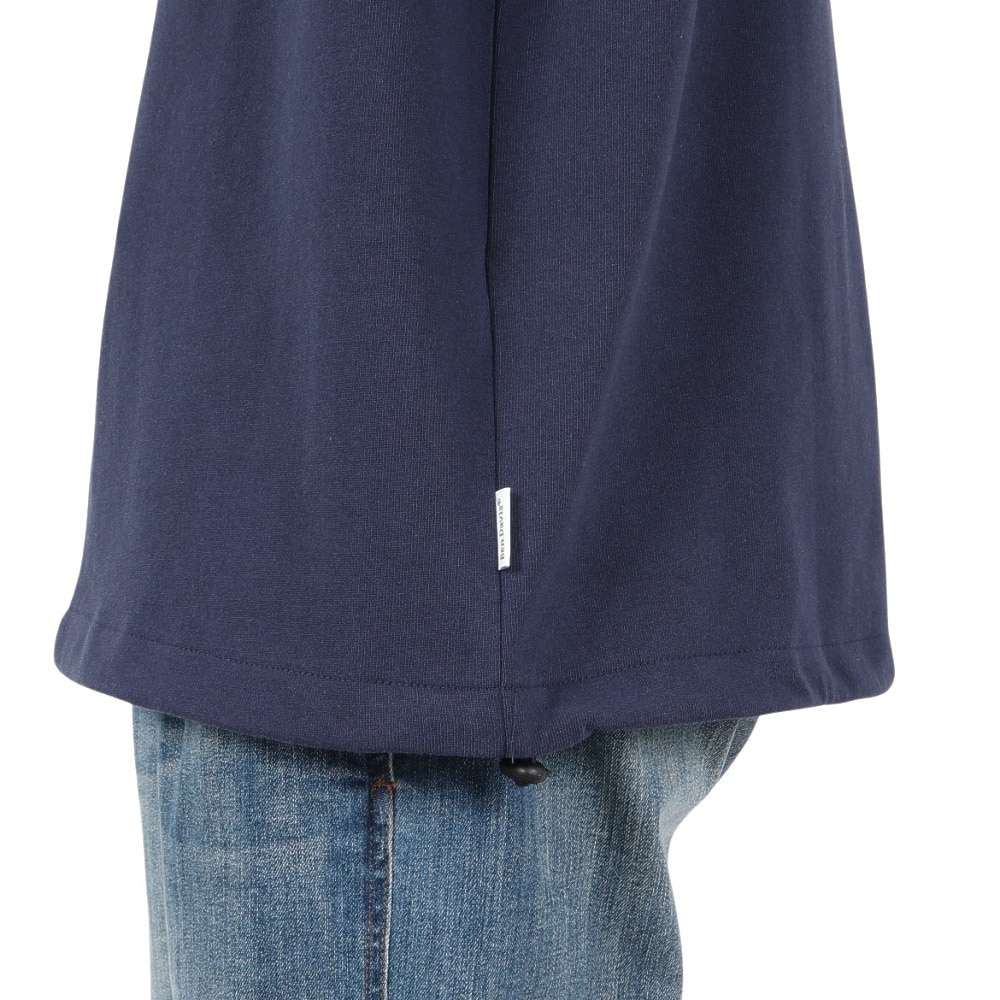 ベンデイビス（BEN DAVIS）（メンズ）ドローコード付ヘビーウェイト ワンポイントロゴ 半袖Tシャツ 25580003-NVY