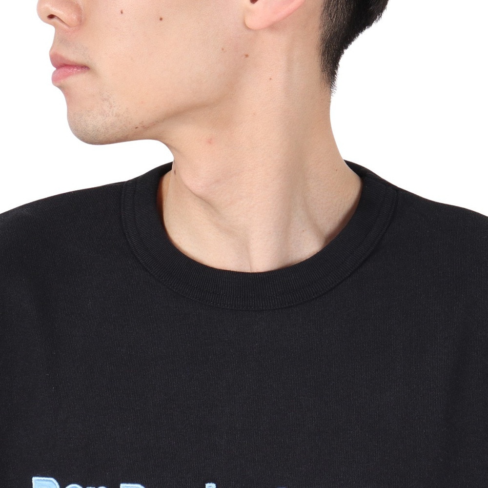 ベンデイビス（BEN DAVIS）（メンズ）ドローコード付ヘビーウェイト 胸ロゴ 半袖Tシャツ 25580004-BLK