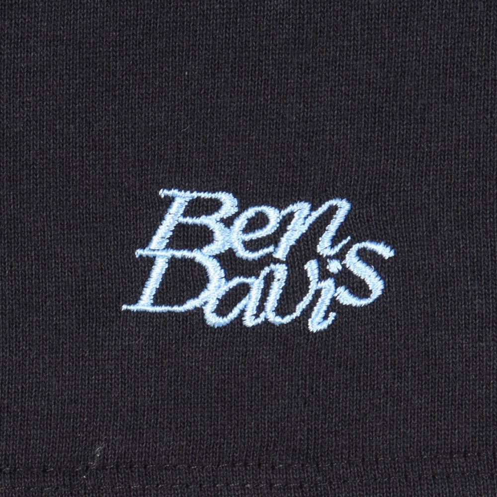ベンデイビス（BEN DAVIS）（メンズ）ドローコード付ヘビーウェイト 胸ロゴ 半袖Tシャツ 25580004-BLK