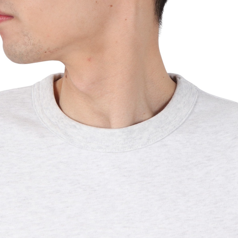 ベンデイビス（BEN DAVIS）（メンズ）ドローコード付ヘビーウェイト 胸ロゴ 半袖Tシャツ 25580004-LGRY