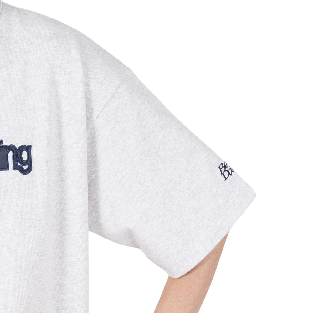 ベンデイビス（BEN DAVIS）（メンズ）ドローコード付ヘビーウェイト 胸ロゴ 半袖Tシャツ 25580004-LGRY