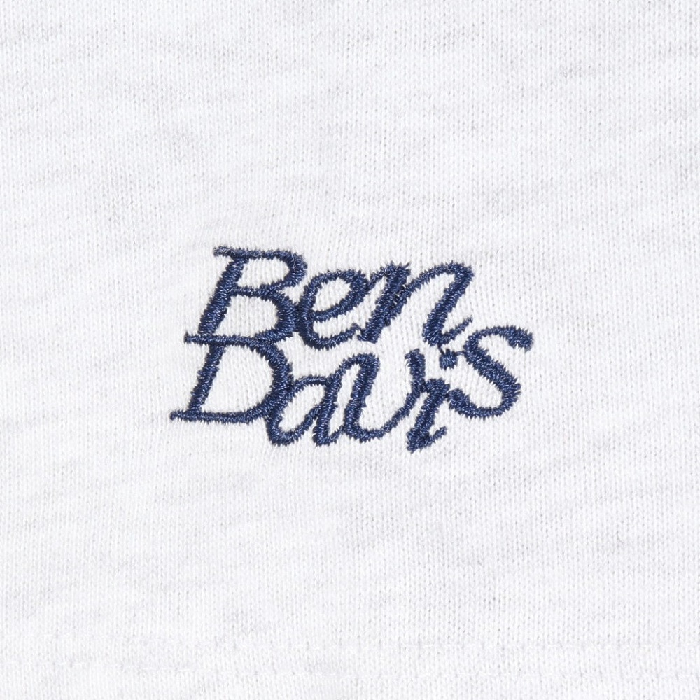 ベンデイビス（BEN DAVIS）（メンズ）ドローコード付ヘビーウェイト 胸ロゴ 半袖Tシャツ 25580004-LGRY