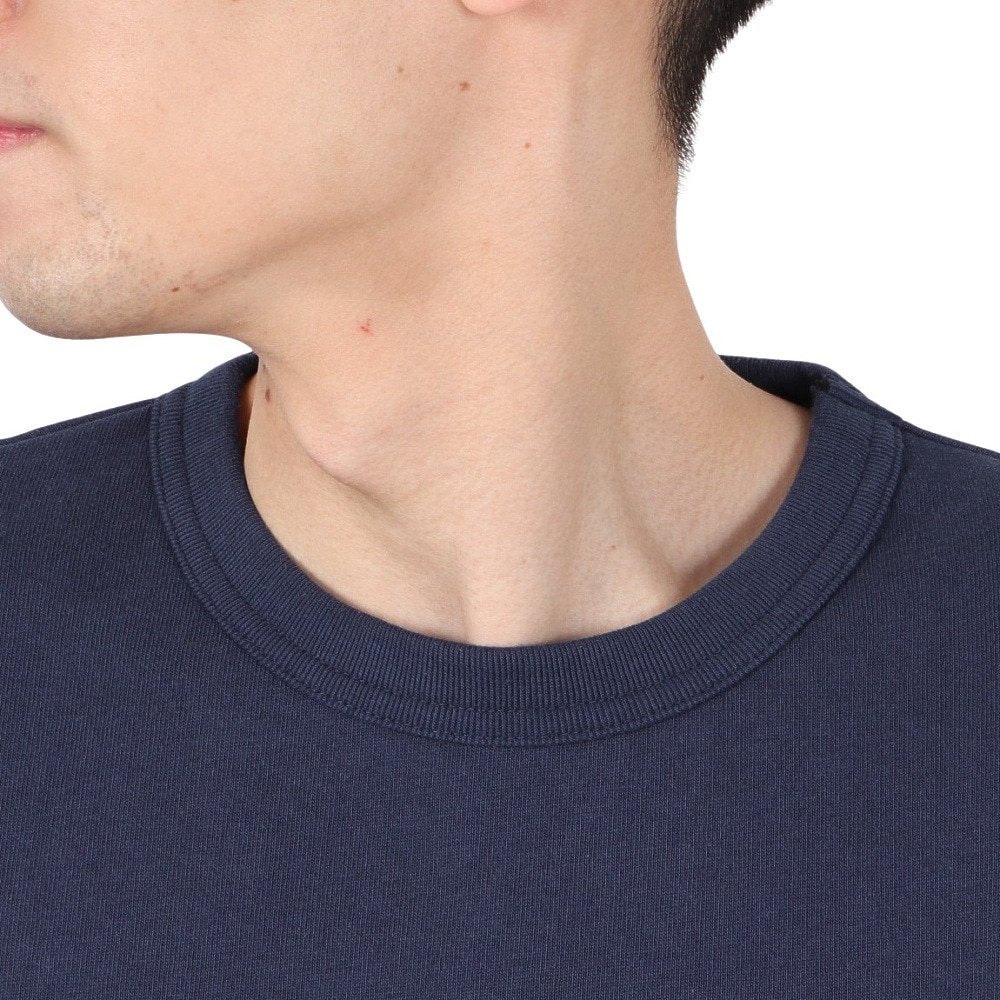ベンデイビス（BEN DAVIS）（メンズ）ドローコード付 ヘビーウェイト 半袖Tシャツ 胸ロゴ 25580004-NVY