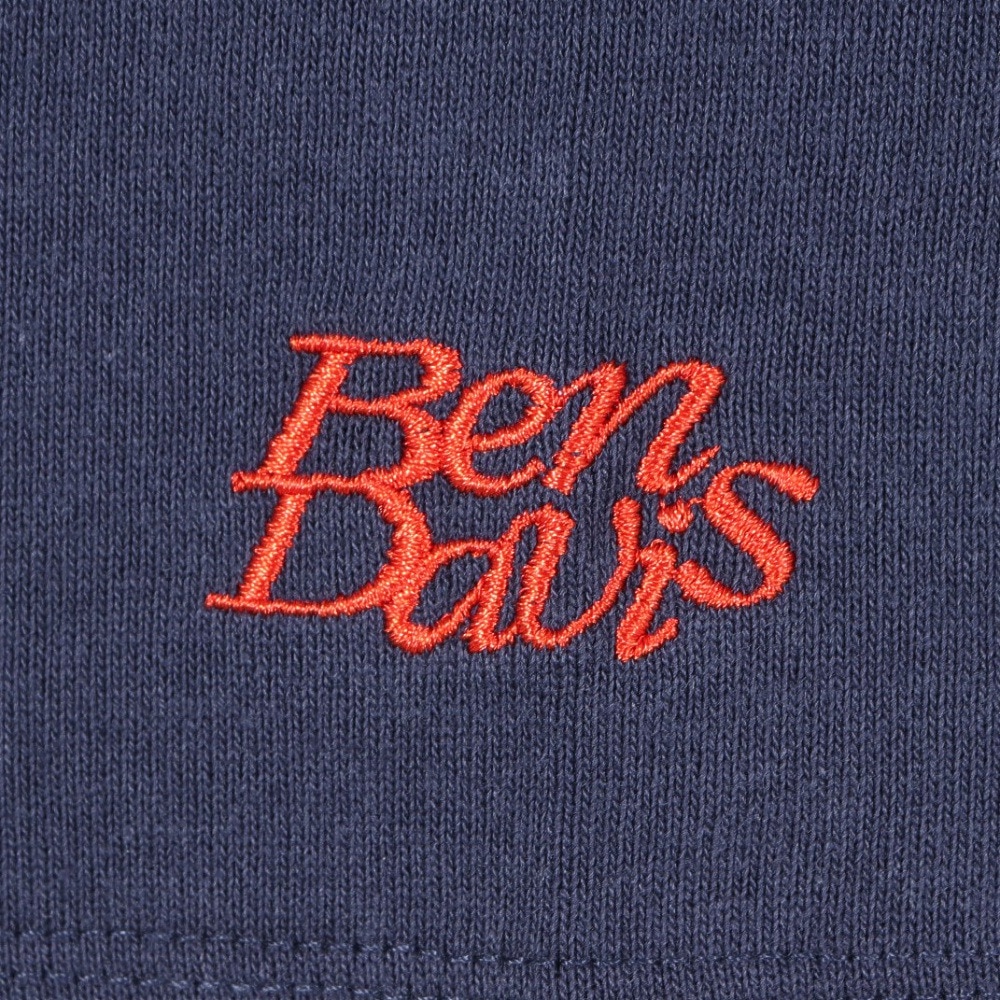 ベンデイビス（BEN DAVIS）（メンズ）ドローコード付 ヘビーウェイト 半袖Tシャツ 胸ロゴ 25580004-NVY