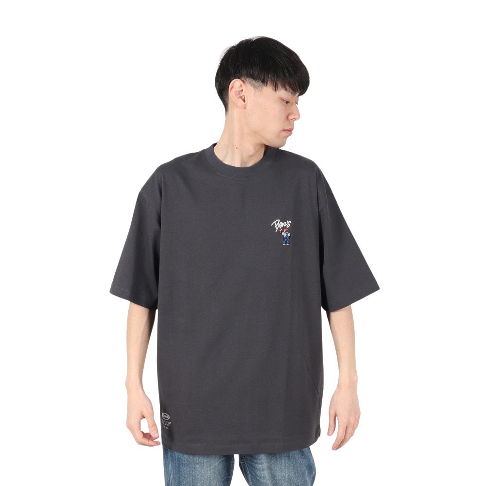 ベンデイビス（BEN DAVIS）（メンズ）ゴリラ刺繍 半袖Tシャツ 25580007-CHA