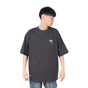 (メンズ)ゴリラ刺繍 半袖Tシャツ 25580007-CHA
