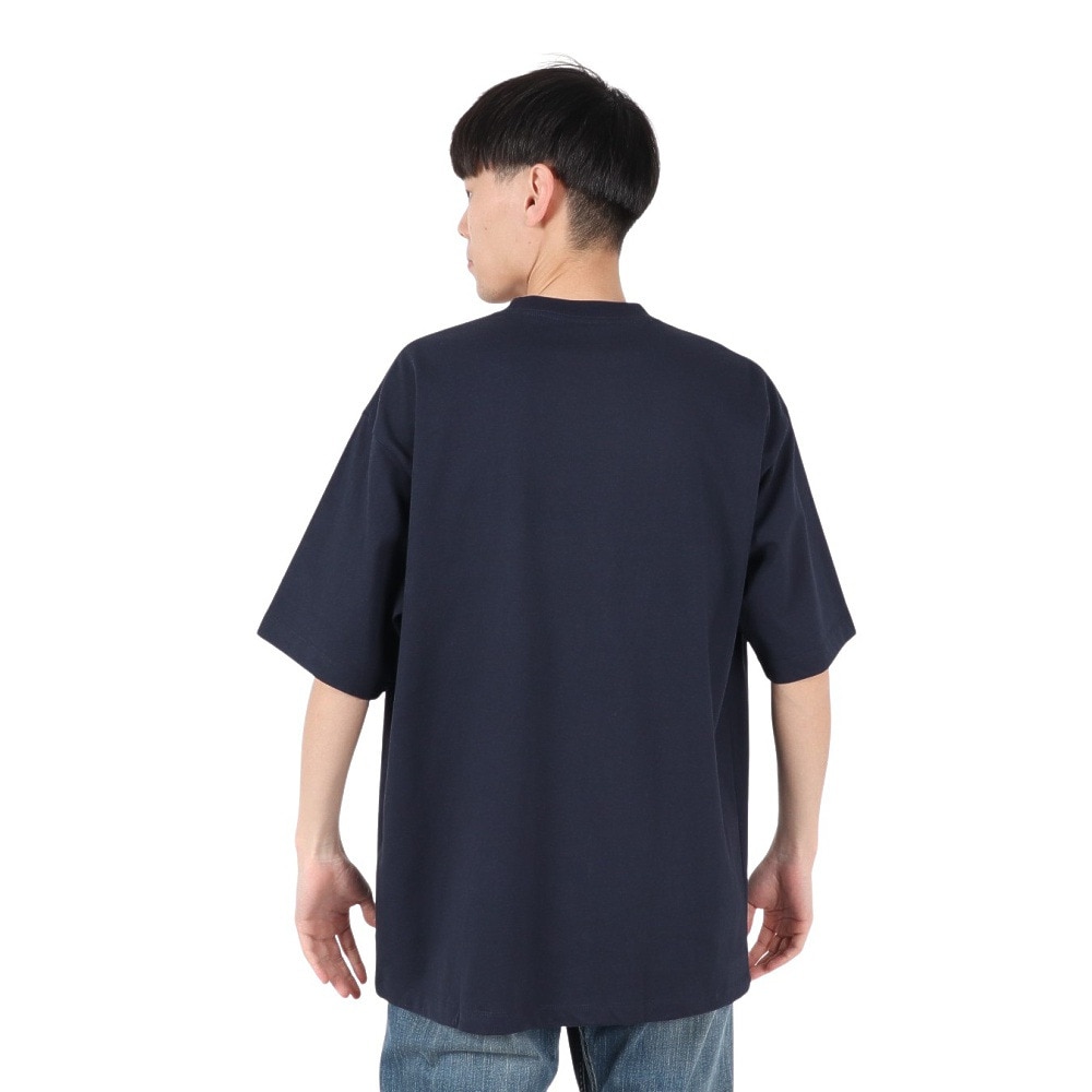 ベンデイビス（BEN DAVIS）（メンズ）ゴリラ刺繍 半袖Tシャツ 25580007-NVY
