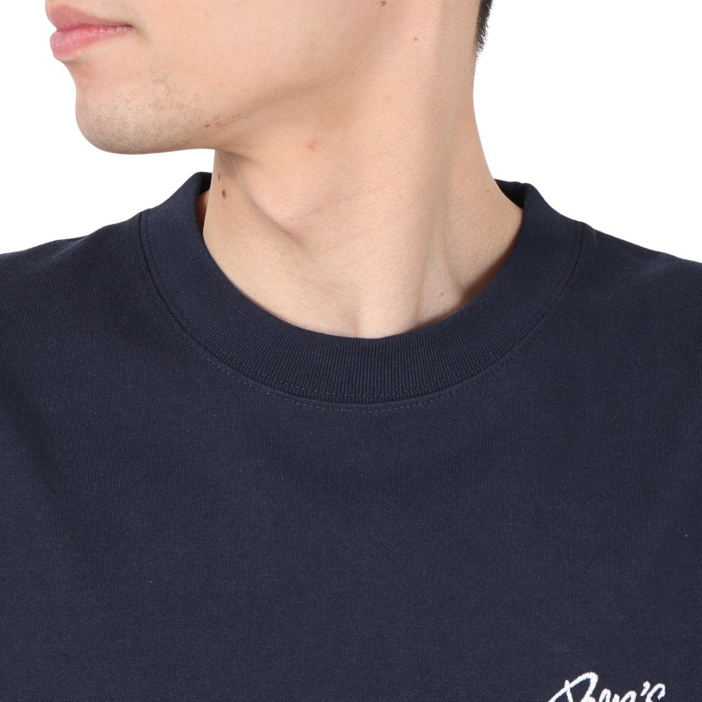 ベンデイビス（BEN DAVIS）（メンズ）ゴリラ刺繍 半袖Tシャツ 25580007-NVY