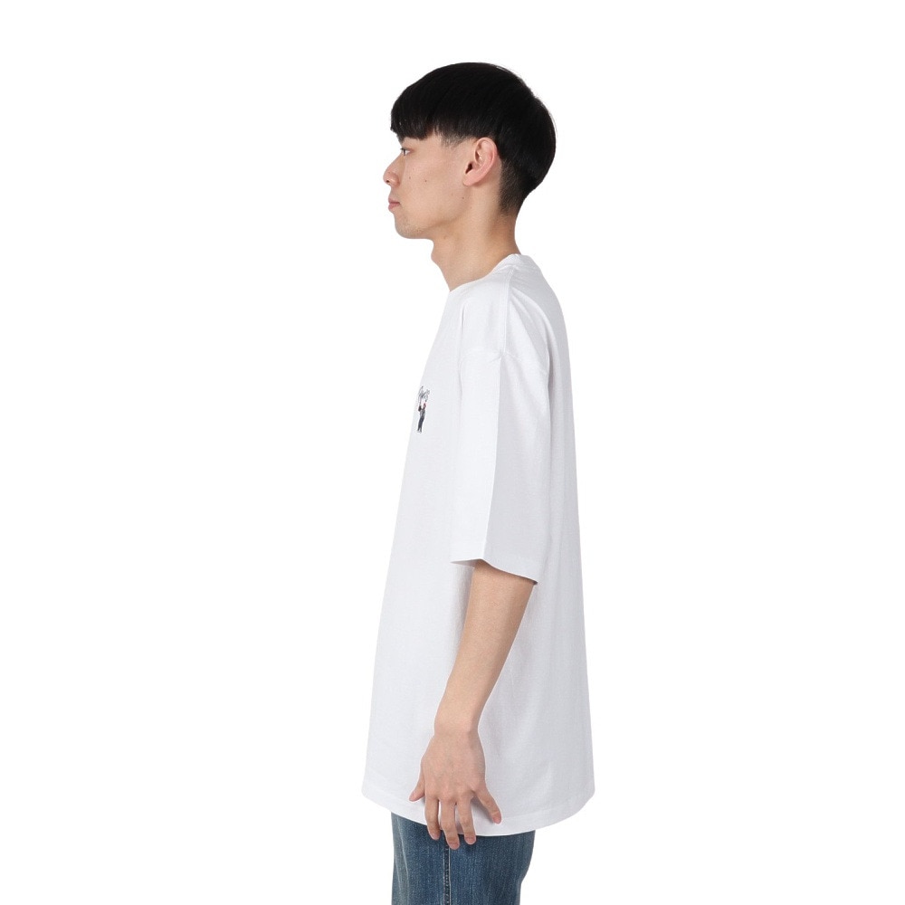 ベンデイビス（BEN DAVIS）（メンズ）ゴリラ刺繍 半袖Tシャツ 25580007-WHT