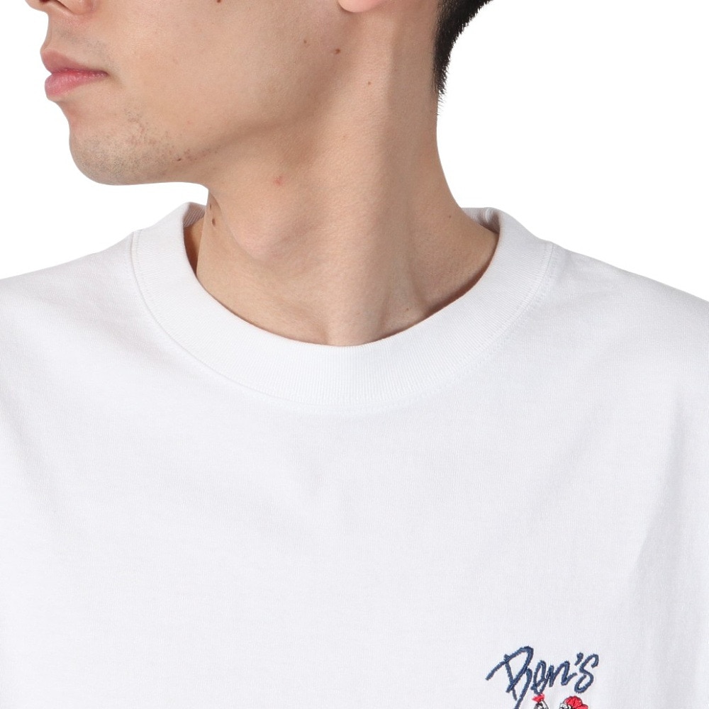 ベンデイビス（BEN DAVIS）（メンズ）ゴリラ刺繍 半袖Tシャツ 25580007-WHT