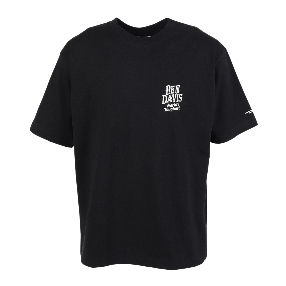 ベンデイビス（BEN DAVIS）（メンズ）クラシックロゴ半袖Tシャツ 25580015-BLK