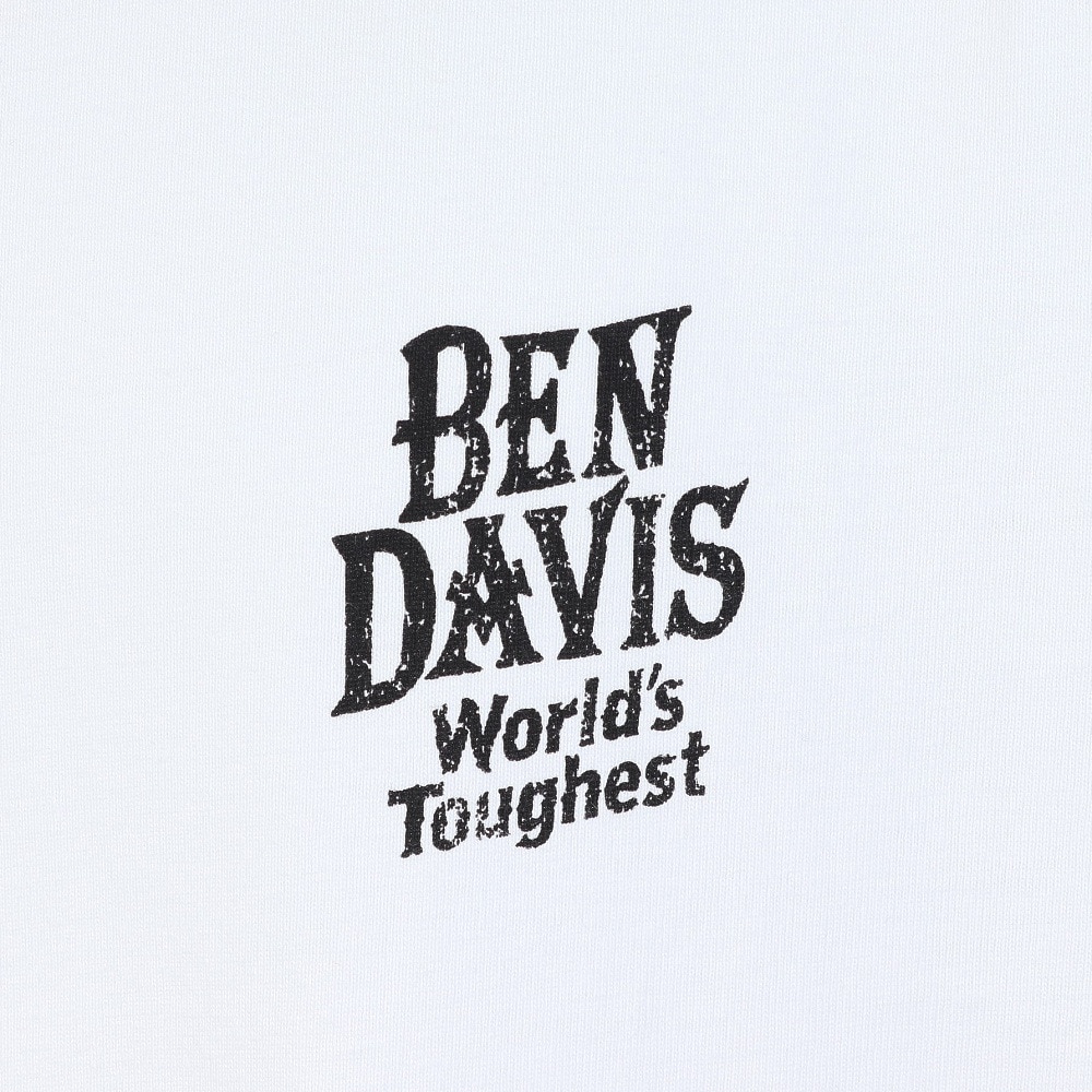 ベンデイビス（BEN DAVIS）（メンズ）クラシックロゴ半袖Tシャツ 25580015-WHT