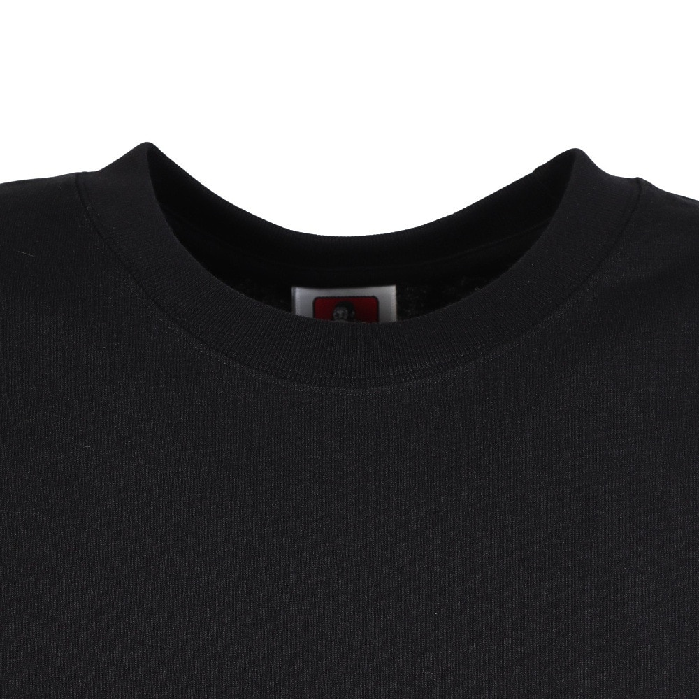 ベンデイビス（BEN DAVIS）（メンズ）オーバーラップ半袖Tシャツ 25580018-BLK