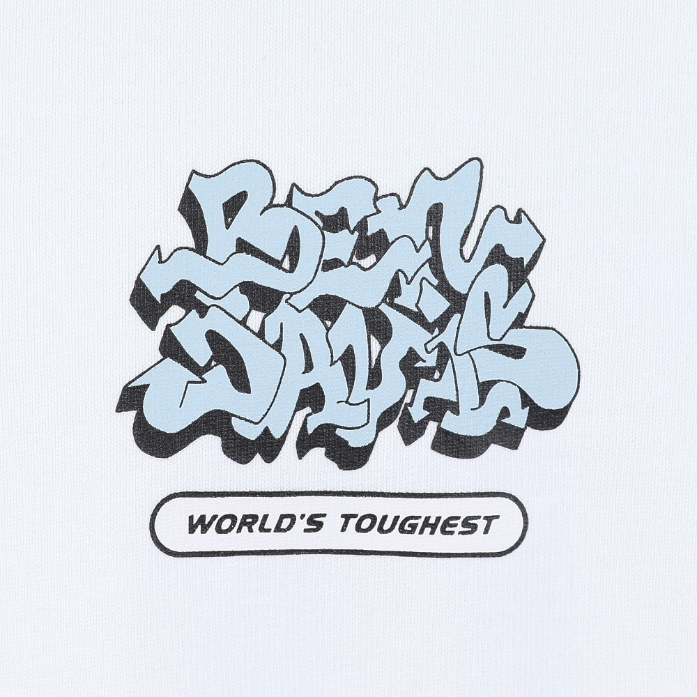 ベンデイビス（BEN DAVIS）（メンズ）オーバーラップ半袖Tシャツ 25580018-WHT