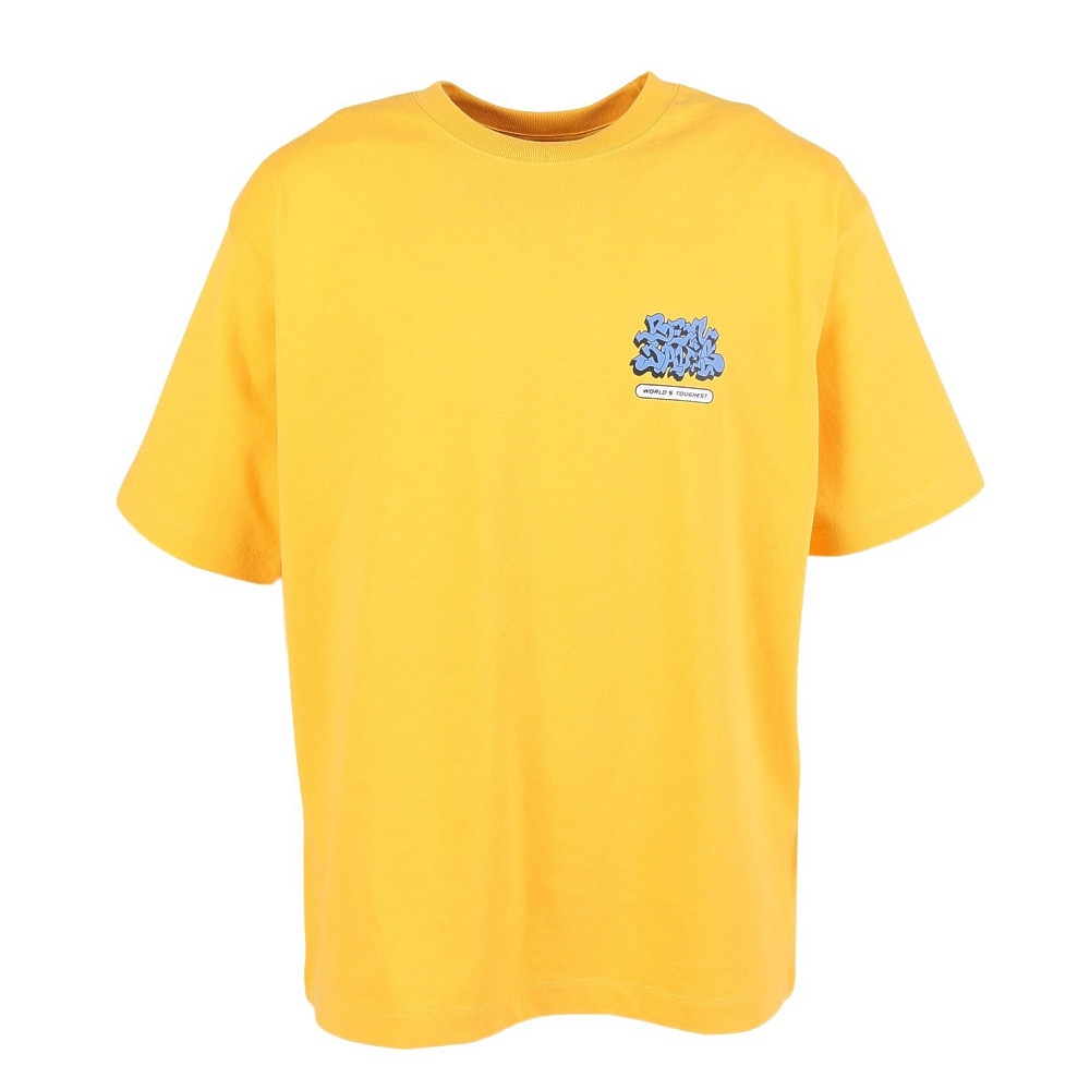 ベンデイビス（BEN DAVIS）（メンズ）オーバーラップ半袖Tシャツ 25580018-YEL