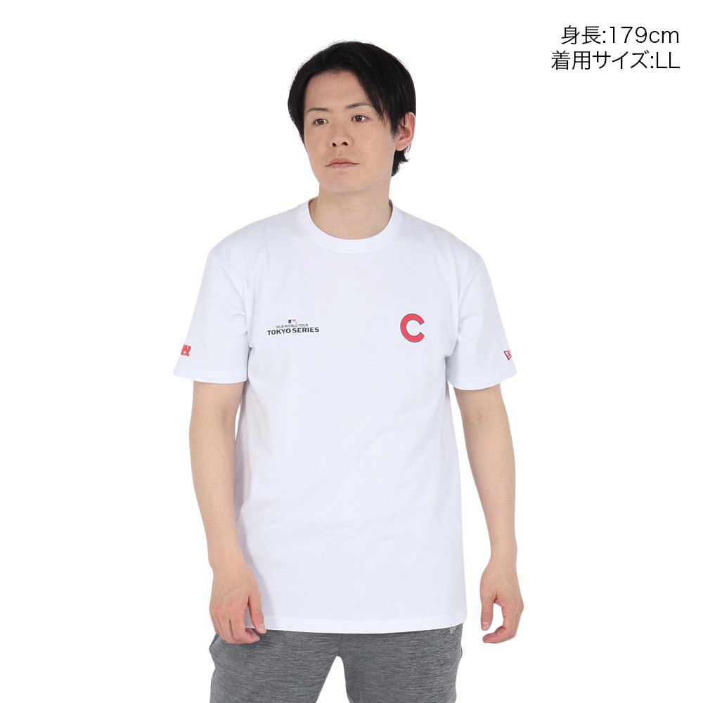 ニューエラ（NEW ERA）（メンズ、レディース）半袖コットンTシャツ MLB TOKYO SERIES 2025 シカゴ・カブス 東京 14661482