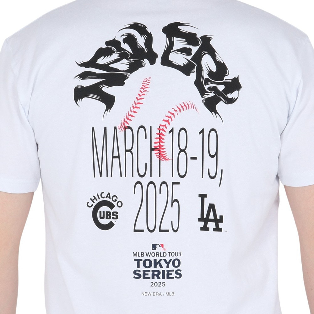 ニューエラ（NEW ERA）（メンズ、レディース）半袖コットンTシャツ MLB TOKYO SERIES 2025 ロサンゼルス・ドジャース シカゴ・カブス 14661483