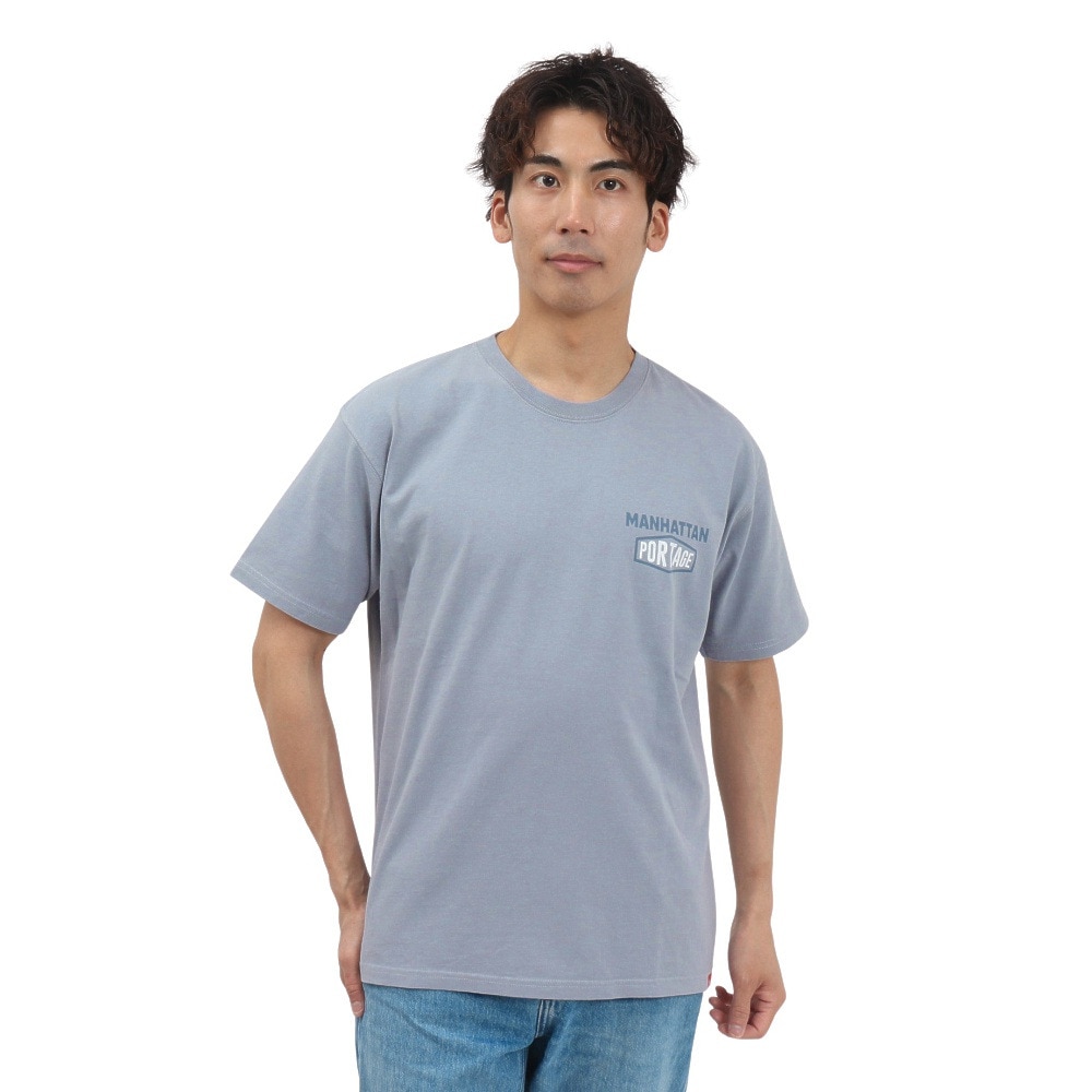 マンハッタンポーテージ（ManhattanPortage）（メンズ）半袖 プリントTシャツ 25SS-MP-M609 GRAY
