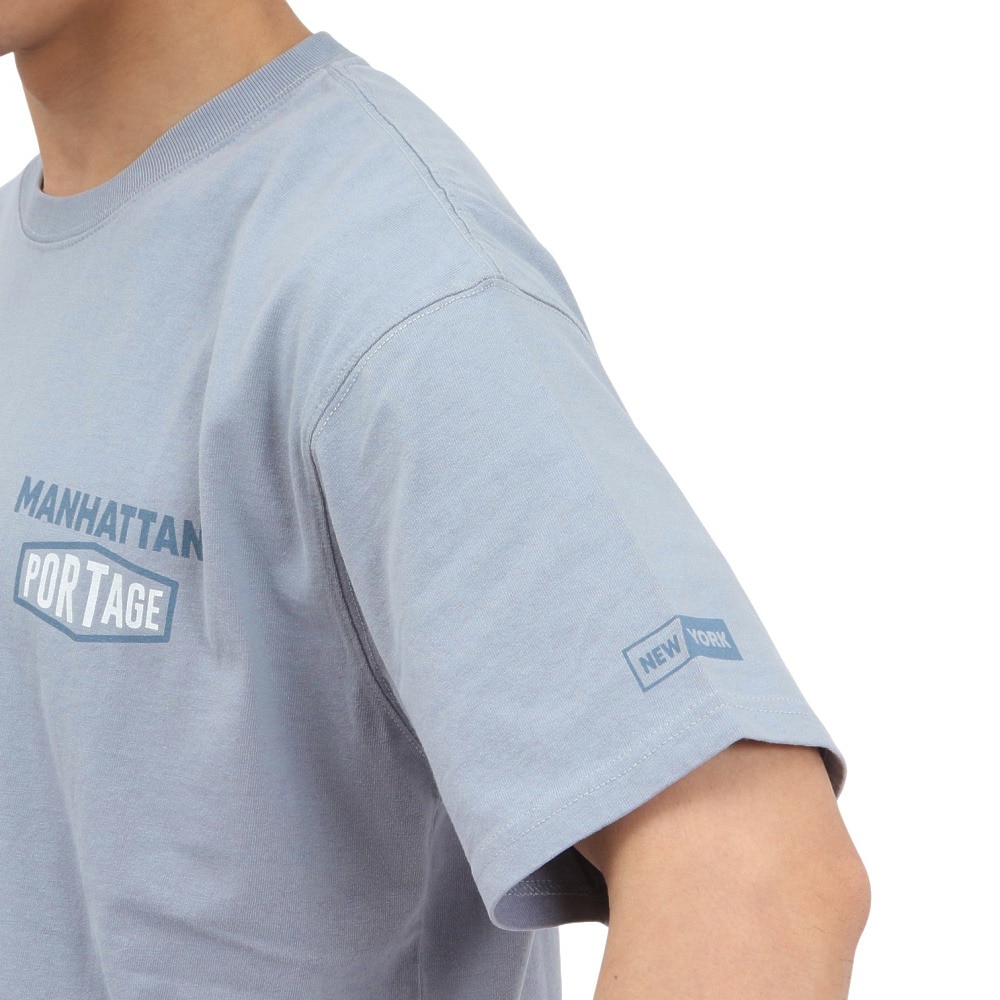 マンハッタンポーテージ（ManhattanPortage）（メンズ）半袖 プリントTシャツ 25SS-MP-M609 GRAY
