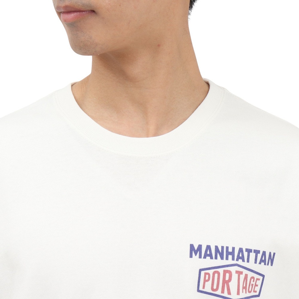 マンハッタンポーテージ（ManhattanPortage）（メンズ）半袖 プリントTシャツ 25SS-MP-M609 WHITE