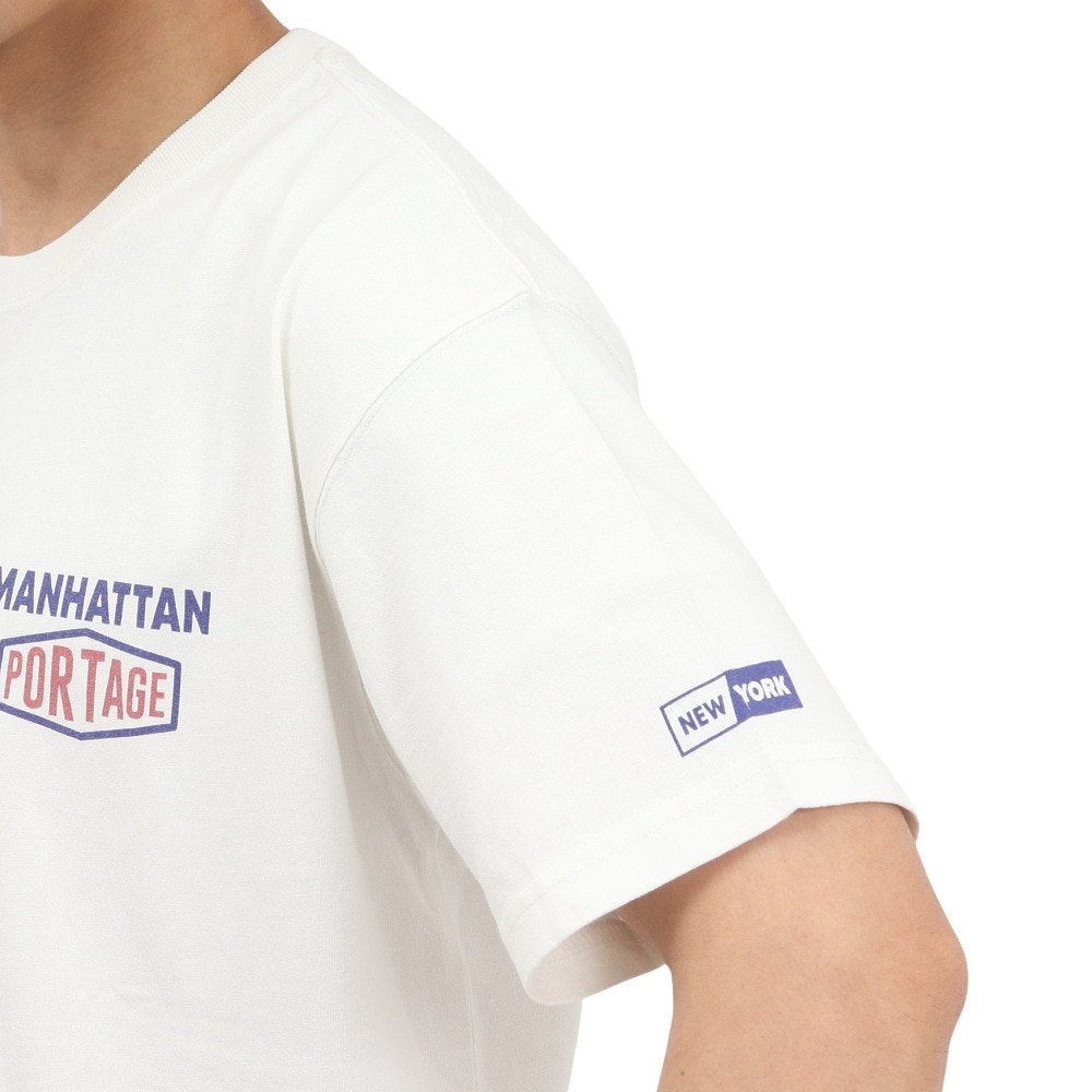 マンハッタンポーテージ（ManhattanPortage）（メンズ）半袖 プリントTシャツ 25SS-MP-M609 WHITE