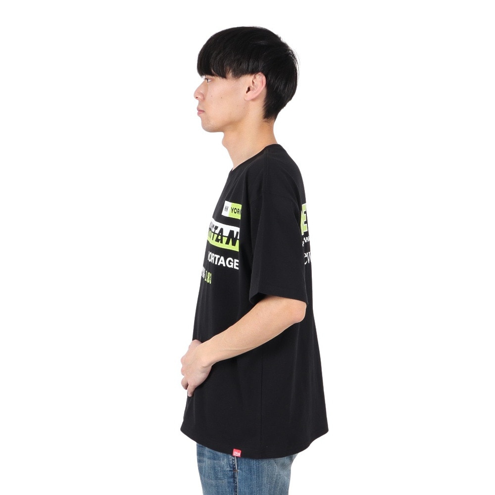 マンハッタンポーテージ（ManhattanPortage）（メンズ）半袖 プリントTシャツ 25SS-MP-M610 BLACK
