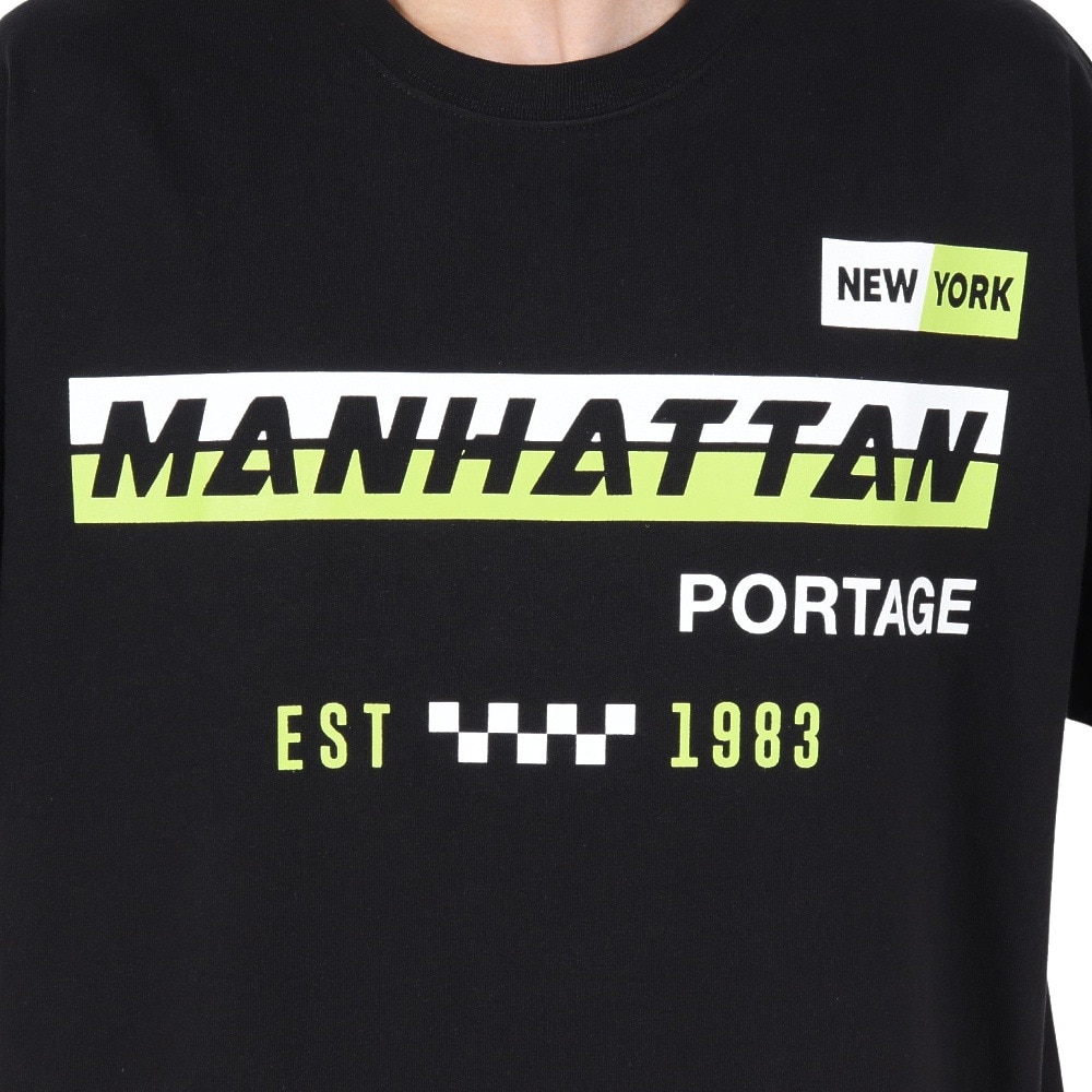 マンハッタンポーテージ（ManhattanPortage）（メンズ）半袖 プリントTシャツ 25SS-MP-M610 BLACK