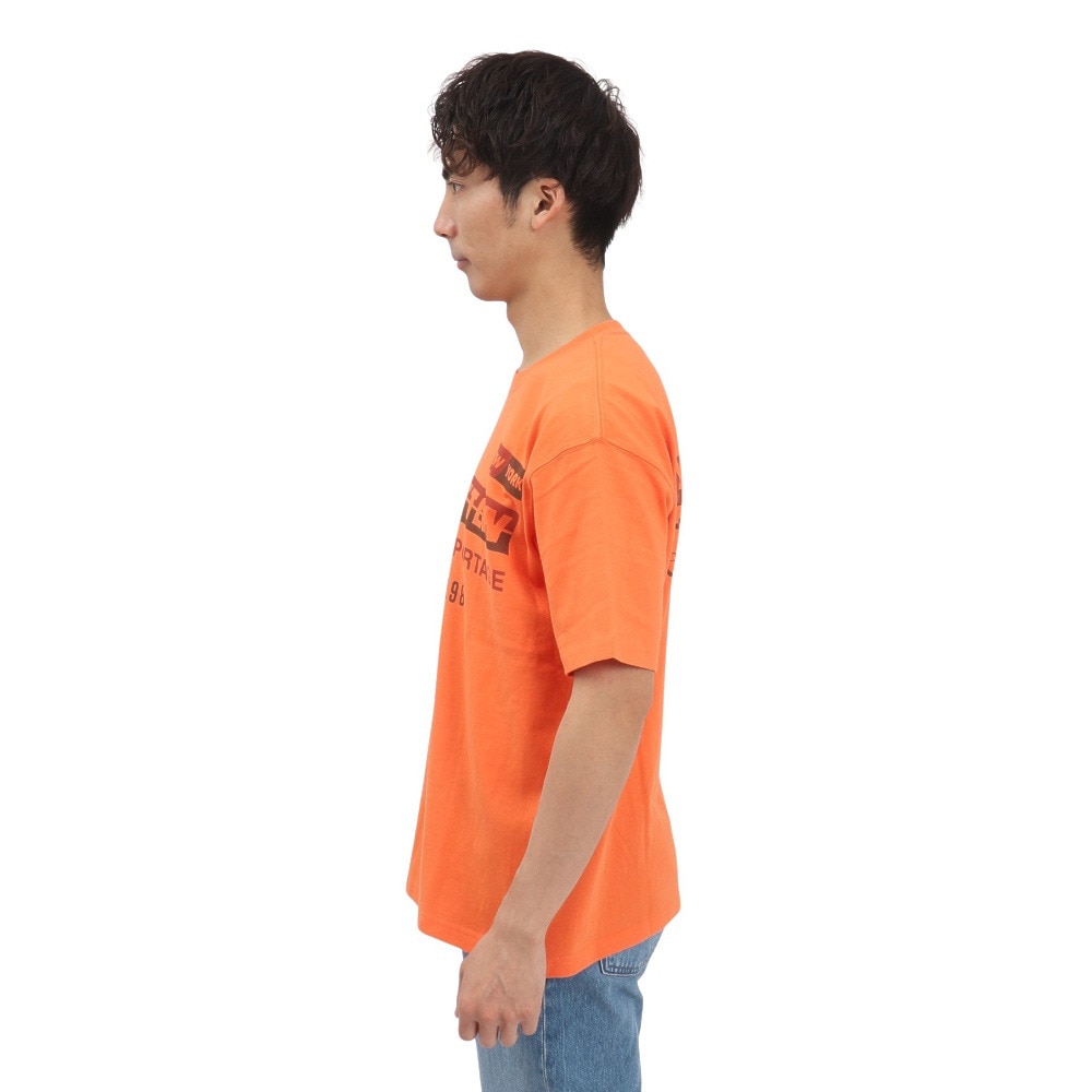 マンハッタンポーテージ（ManhattanPortage）（メンズ）半袖 プリントTシャツ 25SS-MP-M610 ORANGE
