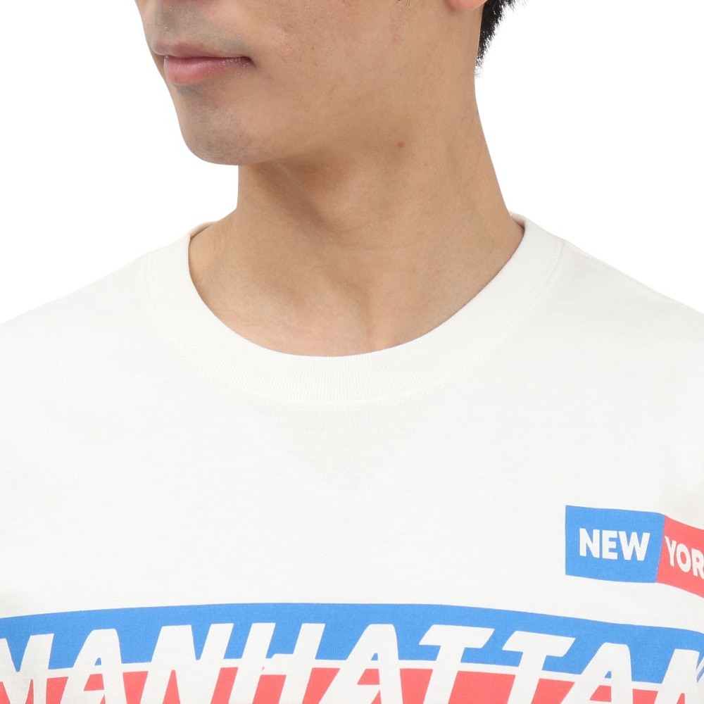 マンハッタンポーテージ（ManhattanPortage）（メンズ）半袖 プリントTシャツ 25SS-MP-M610 WHITE