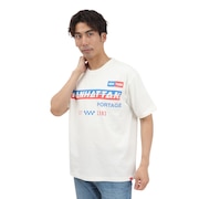 (メンズ)半袖 プリントTシャツ 25SS-MP-M610 WHITE
