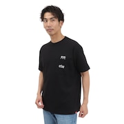 (メンズ)半袖 プリントTシャツ 25SS-MP-M611 BLACK