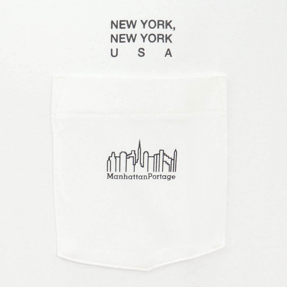 マンハッタンポーテージ（ManhattanPortage）（メンズ）半袖 プリントTシャツ 25SS-MP-M611 WHITE