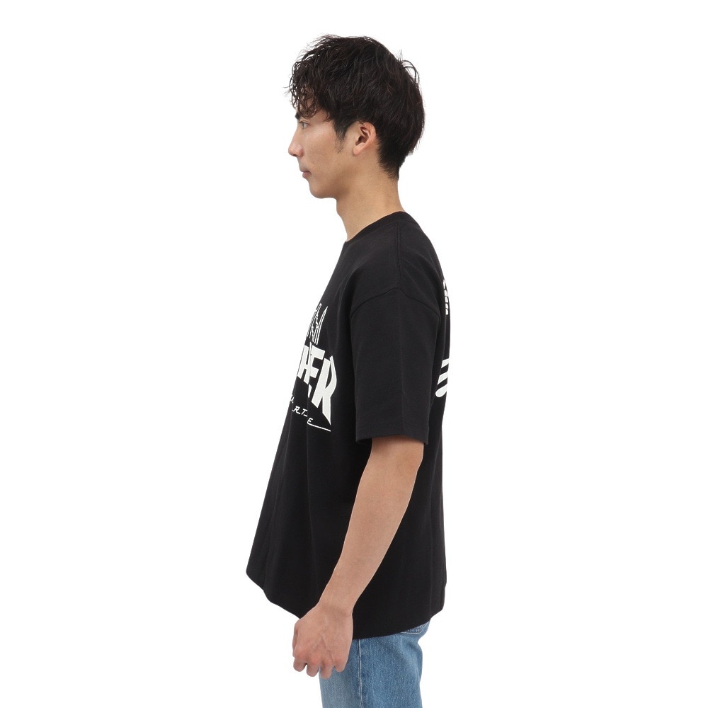 マンハッタンポーテージ（ManhattanPortage）（メンズ）半袖 プリントTシャツ THRASHER 25SS-MP-M614 BLACK