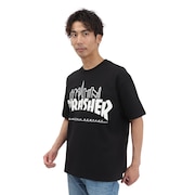 (メンズ)半袖 プリントTシャツ THRASHER 25SS-MP-M614 BLACK