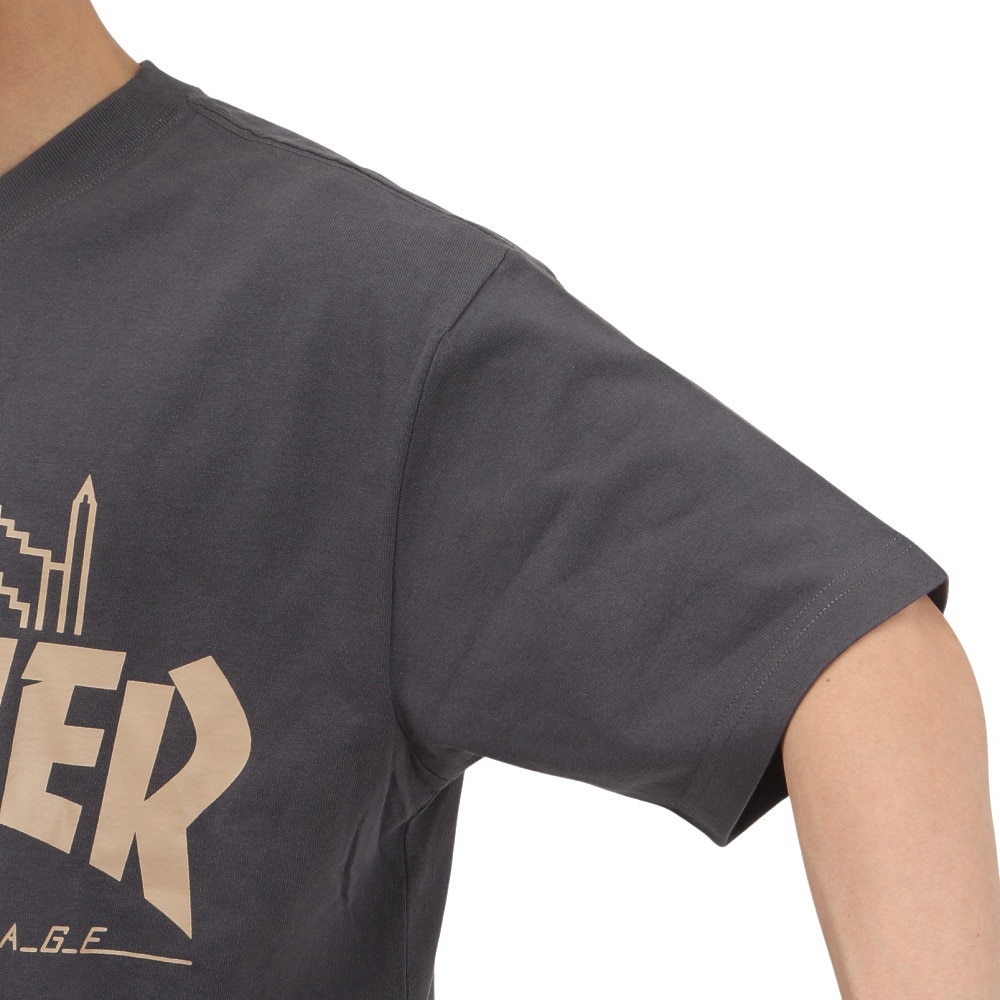 マンハッタンポーテージ（ManhattanPortage）（メンズ）半袖 プリントTシャツ THRASHER 25SS-MP-M614 CHARCOAL