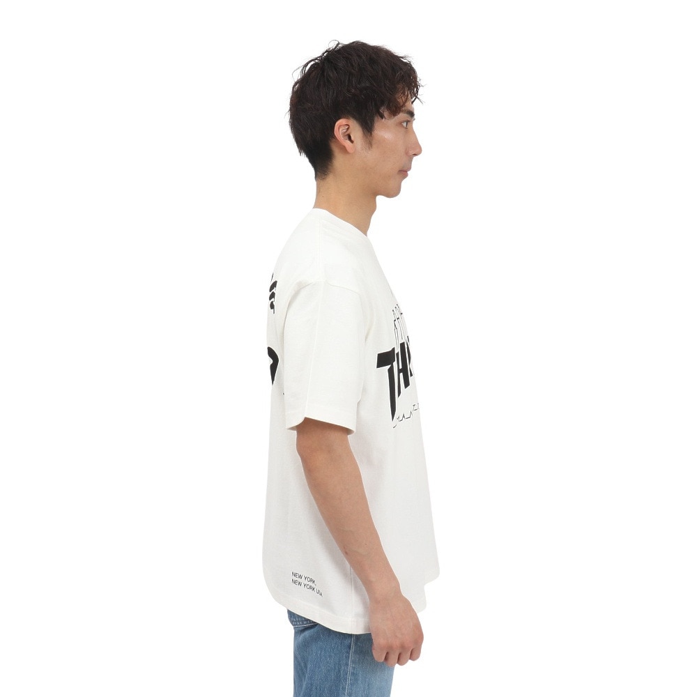 マンハッタンポーテージ（ManhattanPortage）（メンズ）半袖 プリントTシャツ THRASHER 25SS-MP-M614 WHITE