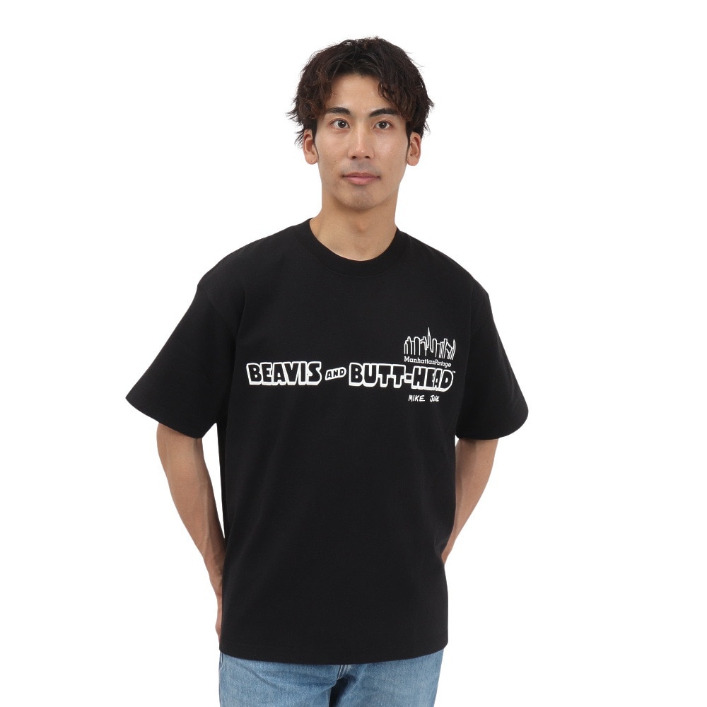 マンハッタンポーテージ（ManhattanPortage）（メンズ）半袖 プリントTシャツ BEAVIS AND BUTT-HEAD 25SS-MP-M617 BLACK