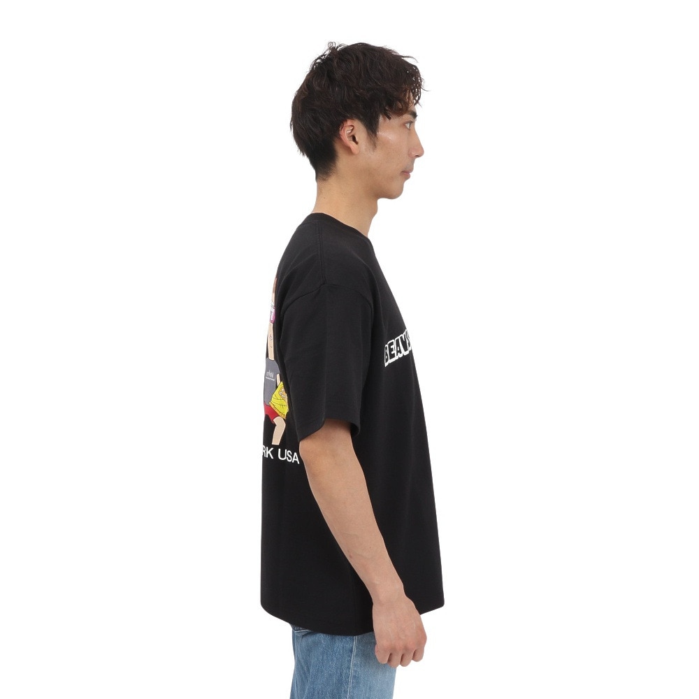 マンハッタンポーテージ（ManhattanPortage）（メンズ）半袖 プリントTシャツ BEAVIS AND BUTT-HEAD 25SS-MP-M617 BLACK