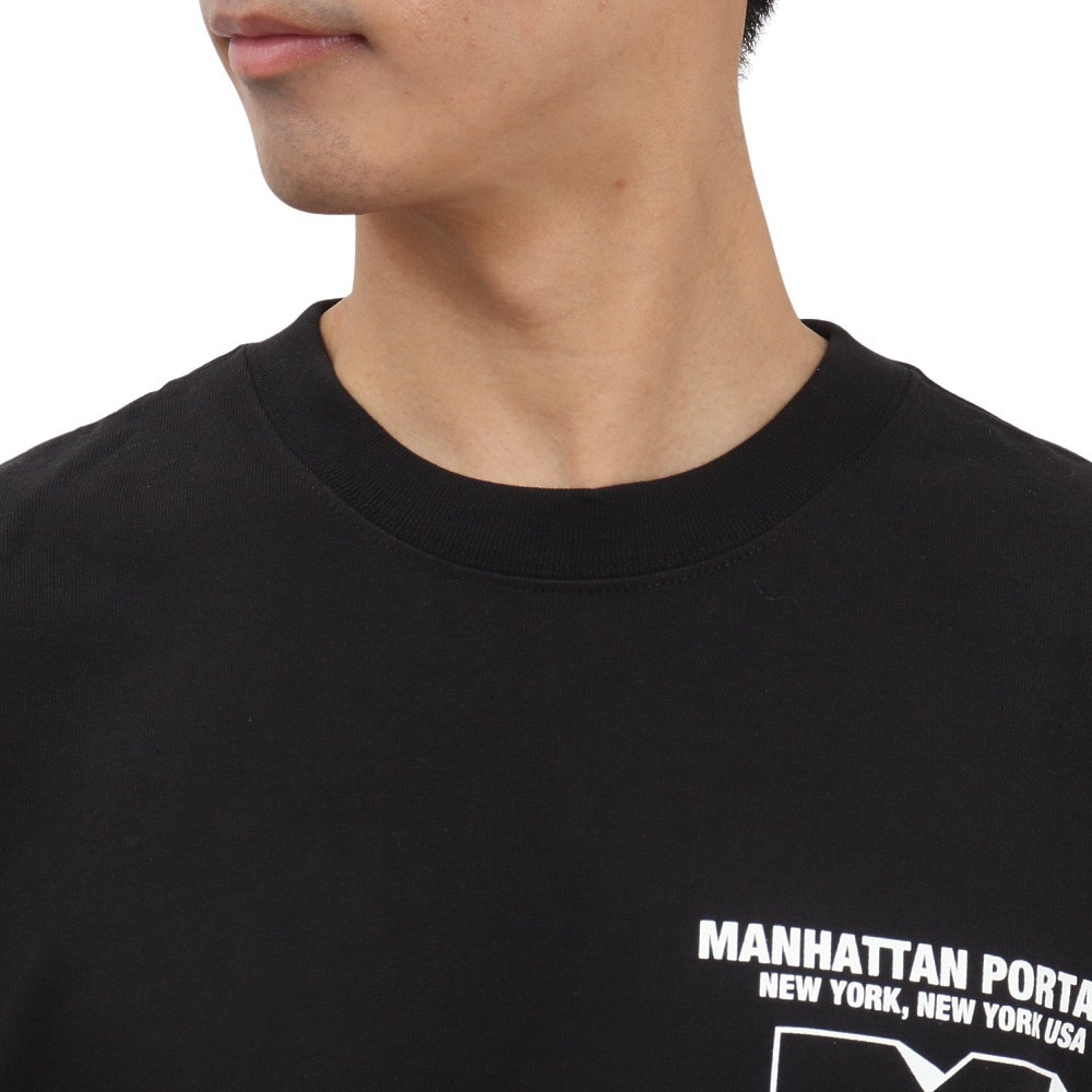マンハッタンポーテージ（ManhattanPortage）（メンズ）半袖 プリントTシャツ MTV 25SS-MP-M618 BLACK