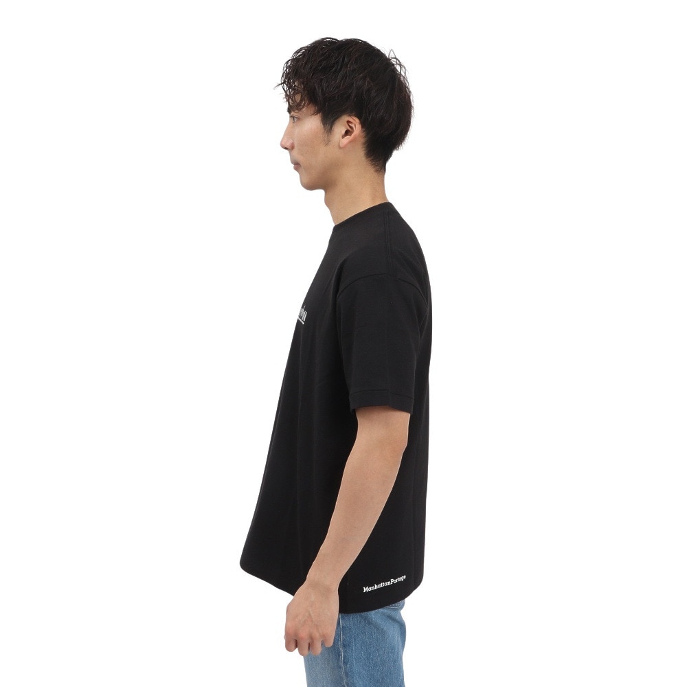 マンハッタンポーテージ（ManhattanPortage）（メンズ）半袖 プリントTシャツ MP-M579 BLACK