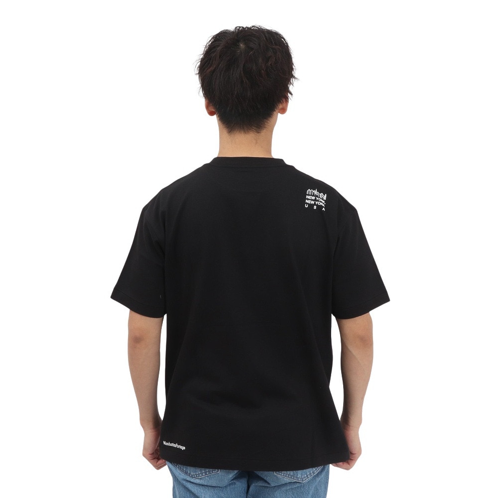 マンハッタンポーテージ（ManhattanPortage）（メンズ）半袖 プリントTシャツ MP-M579 BLACK