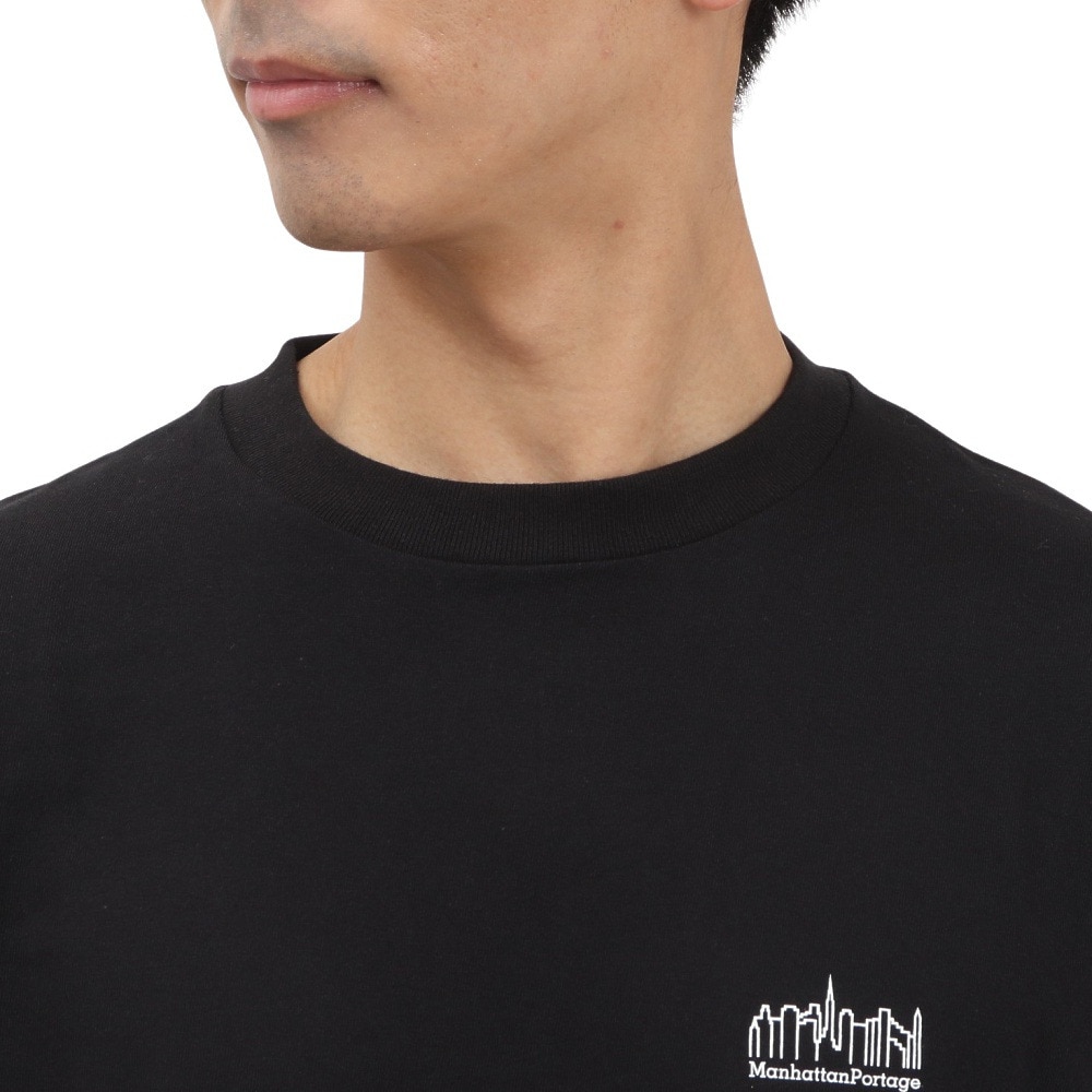 マンハッタンポーテージ（ManhattanPortage）（メンズ）半袖 プリントTシャツ MP-M579 BLACK
