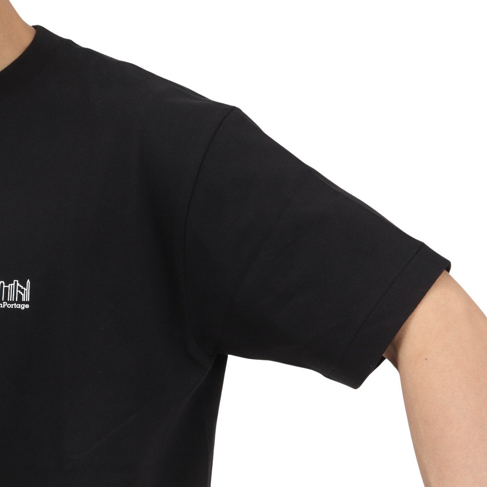 マンハッタンポーテージ（ManhattanPortage）（メンズ）半袖 プリントTシャツ MP-M579 BLACK