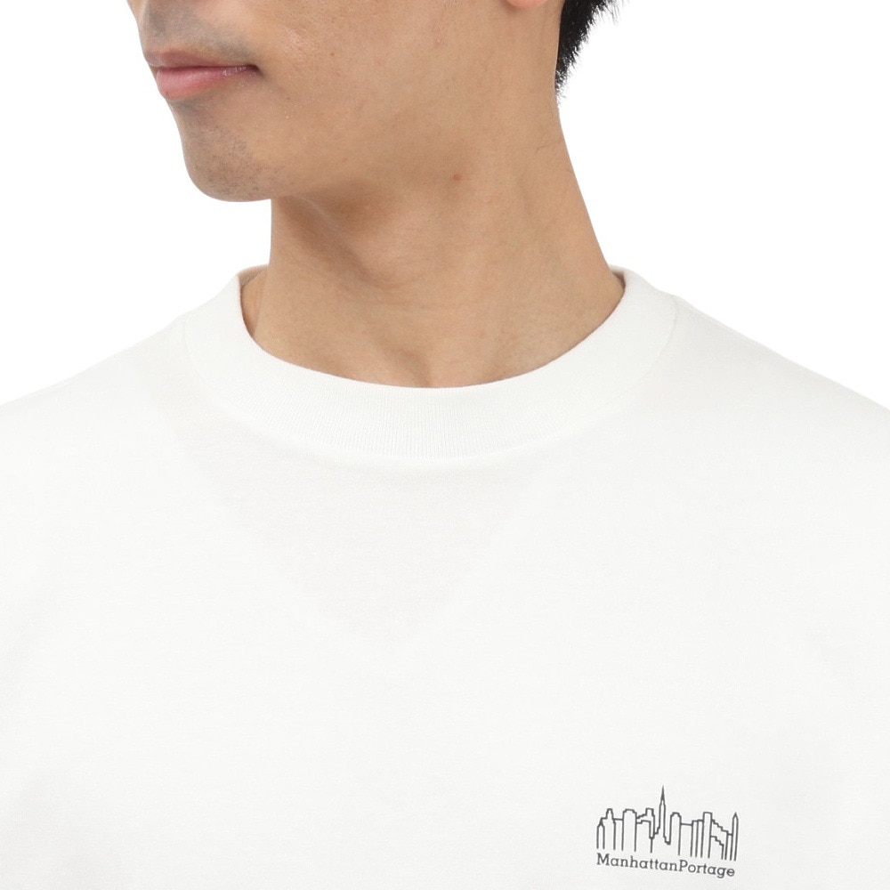 マンハッタンポーテージ（ManhattanPortage）（メンズ）半袖 プリントTシャツ MP-M579 WHITE