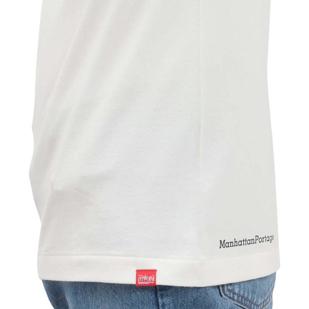 マンハッタンポーテージ（ManhattanPortage）（メンズ）半袖 プリントTシャツ MP-M579 WHITE