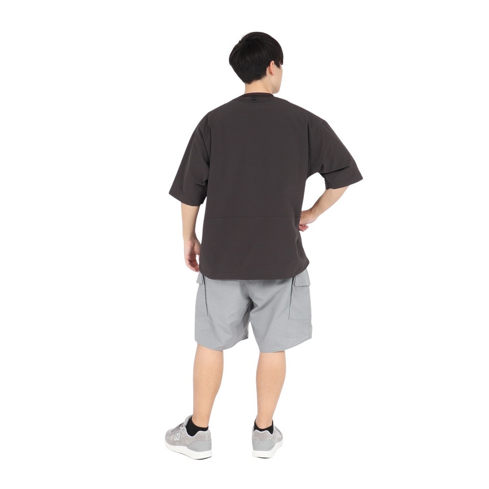 ニューバランス（new balance）（メンズ）オーバーサイズ半袖プルオーバー AMT55077BLK